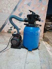 pompa a sabbia per piscina 