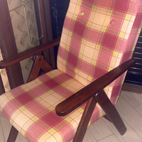 Sedia sdraio in legno