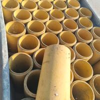 canne fumarie in refrattario colore giallo