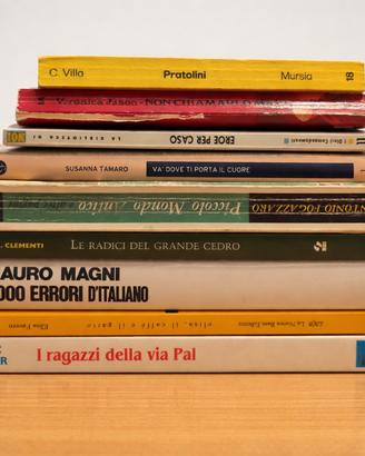 Lotto libri classici italiani VINTAGE anni '70