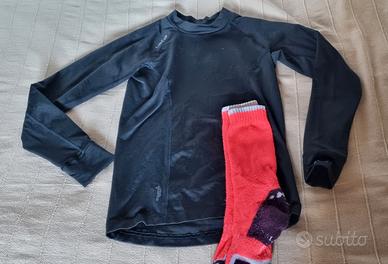 Maglia termica sci Dechatlon Wedze tg 8/9 anni