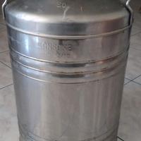 Fusto cisterna bidone olio inox 50 litri Sansone