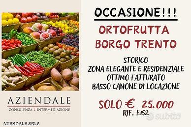 Interessante storico ortofrutta zona b.go trento