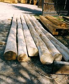 travi in legno abete 