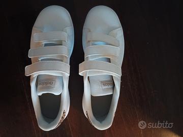 Adidas bianche tg 35 nuove