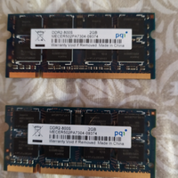 2x2 GB RAM DDR2 800