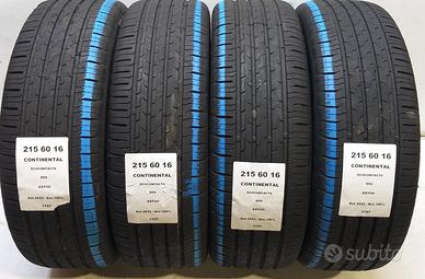 4 GOMME 215 60 16 CONTINENTAL A1707