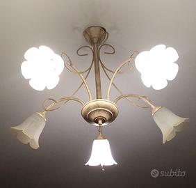 Lampadari: 5 luci e 1 luce