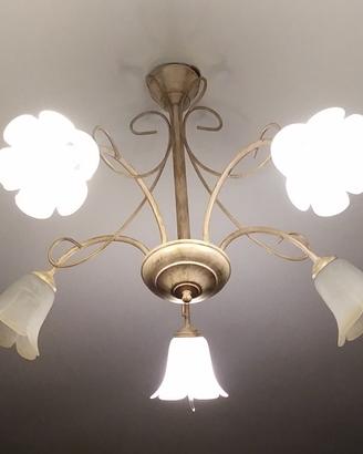 Lampadari: 5 luci e 1 luce