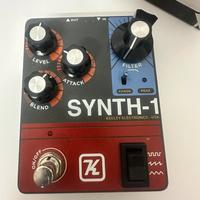 Keeley Synth-1 (Synty/Fuzz) + scatola e manuali