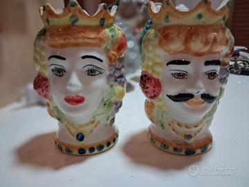 vasi teste di ceramica 