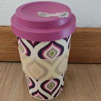 Tazza termica floreale 