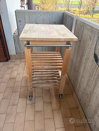 Carrello ikea legno