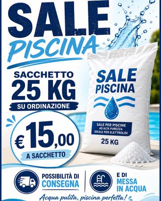 Sale per piscina 25 kg