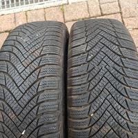 Coppia gomme+cerchio in ferro 165/65 r15