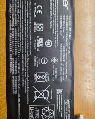 batteria pc acer AP13J4K