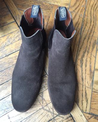 STIVALI vintage SUPERDRY chelsea SCAMOSCIATI 43