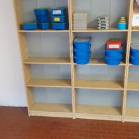 scaffali Ikea col faggio