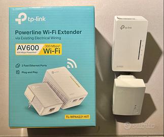 TP-Link TL-WPA4220 KIT Powerline Wi-Fi AV600Mbps N
