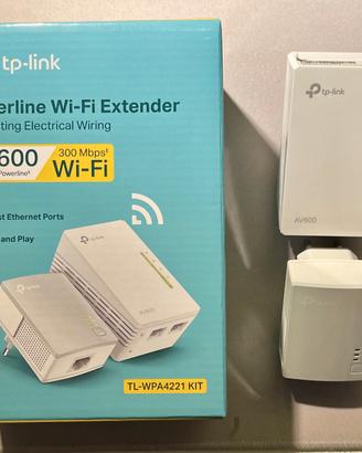 TP-Link TL-WPA4220 KIT Powerline Wi-Fi AV600Mbps N