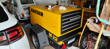 Kaeser M22 seminuovo, compressore a carrello