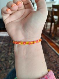 braletto rosso e giallo