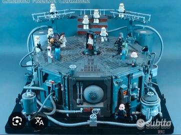Lepin Star Wars Moc Chamber Carbon Freeze nuovo 