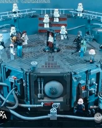 Lepin Star Wars Moc Chamber Carbon Freeze nuovo 