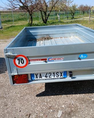 Carrello rimorchio 750 Kg