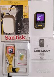 Lettore mp3 Radio FM Sandisk Sansa clip sport