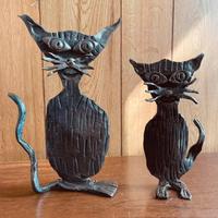 Operetta in ferro battuto gatto