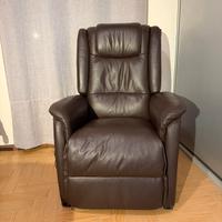 Poltrona Chateau d'Ax in pelle