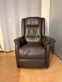 Poltrona Chateau d'Ax in pelle