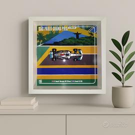 Quadro F1 - Interlagos 2022 - Russell - 1:43