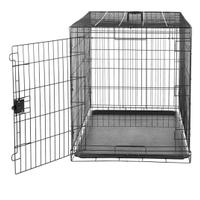 Gabbia per cani metallica ripiegabile