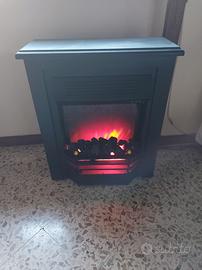 Stufa elettrica con effetto fiamma ardente