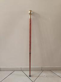 Bastone da passeggio vintage con bussola