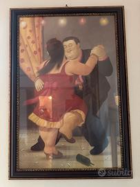 Quadro "I Danzatori" stile Fernando Botero