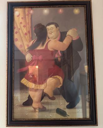 Quadro "I Danzatori" stile Fernando Botero