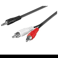 2 Adattatori Cavo Audio AUX,Jack a RCA