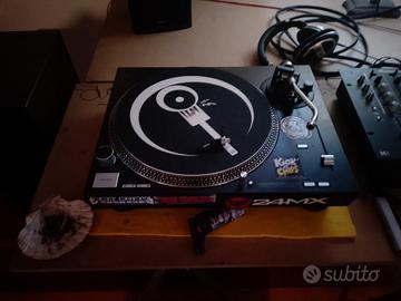 giradischi Reloop 4000MK2 + headhsell a becco dj