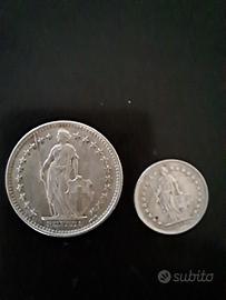Franchi svizzeri d'argento anni '40
