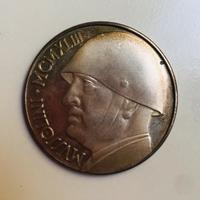 moneta 20 lire mussolini del 1928