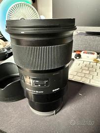 Sigma 50mm 1.4 art e 105 mm 2.8 art macro sony fe