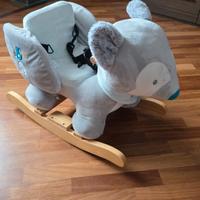 Dondolo Nattou Tiloo il Lupetto – Seduta imbottita