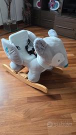 Dondolo Nattou Tiloo il Lupetto – Seduta imbottita