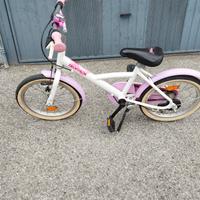 bicicletta bimba 16 pollici Decathlon 