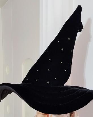 Cappello da Mago/strega con le stelline.