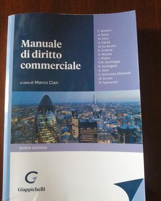 Manuale di diritto commerciale.5ediz.M.Cian
