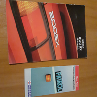 Brochure cataloghi Nissan 200 SX Silvia e Patrol